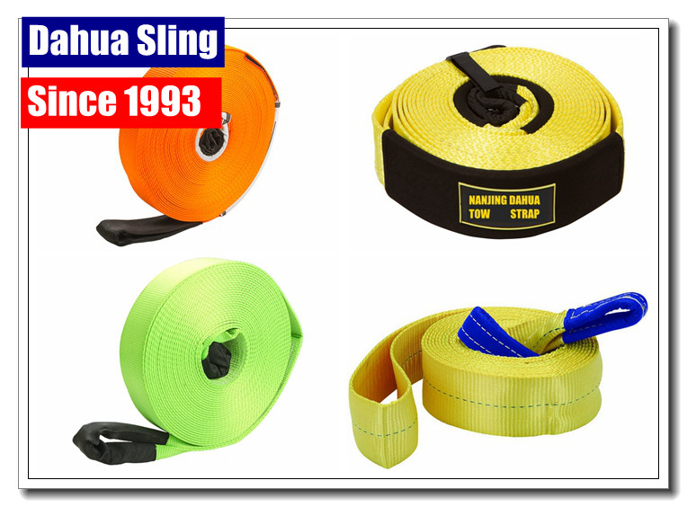 Customized Car Emergency Recovery Tow Straps With High Capacity